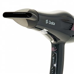 Фен электрический 2000 Вт с насадкой-диффузором DELTA DL-0908 черный