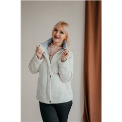 Стильная леди М-684 молочный, Куртка