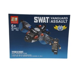 Конструктор Swat Полиция Самолет 99дет. 19*14см /коробка 8007-7