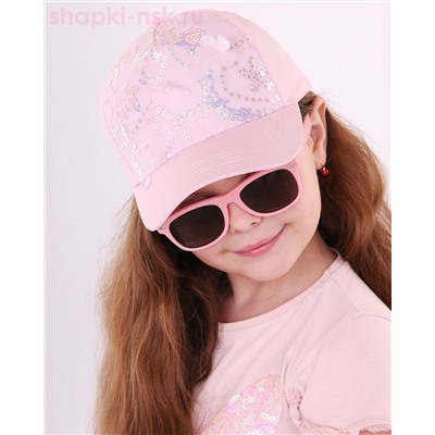 599-BS Бейсболка для девочки (52-54)