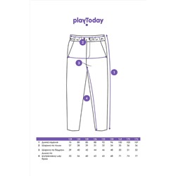 Брюки PLAYTODAY #1046407