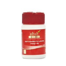 SAPTHAMRUTH LAUHA Sri Sri (САПТАМРУТ ЛАУХА, лечение болезней глаз, Шри Шри), 30 таб.
