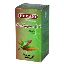 EUCALYPTUS OIL, Hemani (Масло ЭВКАЛИПТА, Хемани), 30 мл.