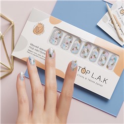 TOP L.A.K, Универсальные лаковые полоски с готовым дизайном № 067