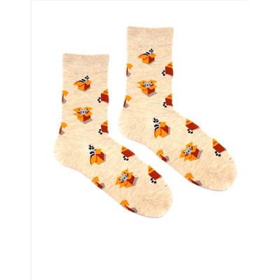 Носки р.35-40 Котик в коробке
