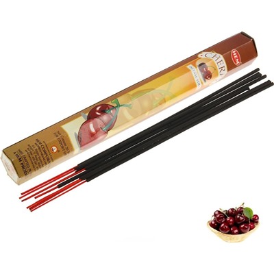 Hem Incense Sticks CHERRY (Благовония ВИШНЯ, Хем), уп. 20 палочек.