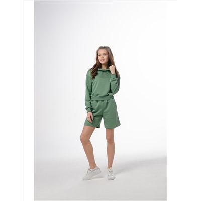 SALE Худи укороченное Олива