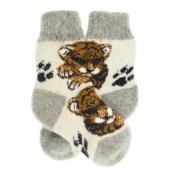 Носки детские "Тигр и след" 6438-1