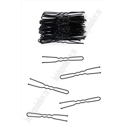 Шпильки для волос 6 см (50 шт) SF-7411, черный