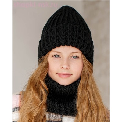 Q 193 D 193 Комплект флис (колпак+снуд) (52-54)