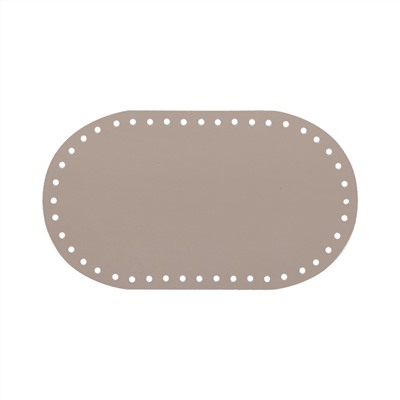 Кожа - Дно для сумки 12 х 21 см. Caramel