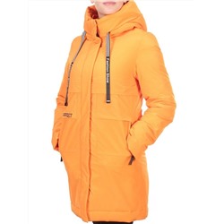 8802 ORANGE Пальто зимнее женское CLOUD LAG CAT  (200 гр. холлофайбер) размер 46