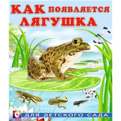 Кн. Как появляется... И.Гурина Как появляется лягушка 16 цв.стр. 16*20см  29234