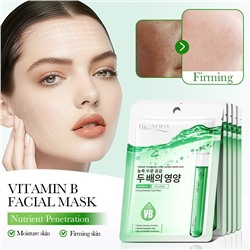 Тканевая маска для лица Витамином B + Коллаген BIOAQUA