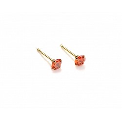 Серьги-гвоздики PR1469 -7 оранж