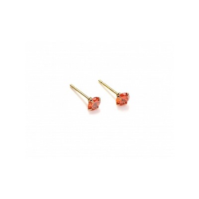 Серьги-гвоздики PR1469 -7 оранж