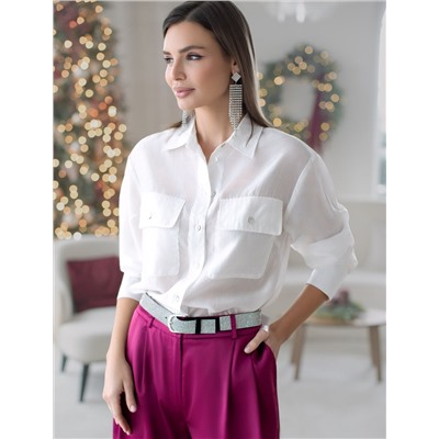 Блузка из полупрозрачного лиоцелла