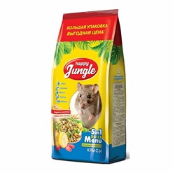 Happy Jungle. Корм для декоративных крыс, 900г АГ