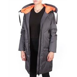 GWD21336P DARK GRAY Пальто зимнее женское PURELIFE (200 гр .холлофайбер) размеры 46-48-50-52-54