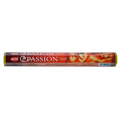 Hem Incense Sticks PASSION  (Благовония СТРАСТЬ, Хем), уп. 20 палочек.