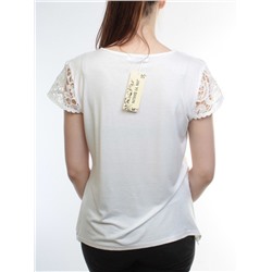 1917 Блузка кружевная женская (95% хлопок, 5% спандекс) размер 52