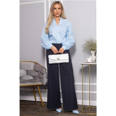 Брюки палаццо Настроение города (темно-синие) Б14510-8М