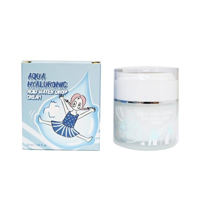 ELIZAVECCA Крем д/лица с гиалурон.кислотой  Hyaluronic Acid Water drop Cream 50мл