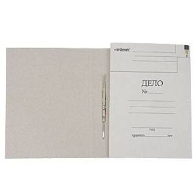Скоросшиватель бумажный  А4"ДЕЛО" 380 г/кв.м мелованный арт. LP4038W inФОРМАТ