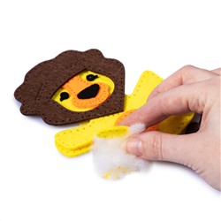 Мягкая игрушка из фетра «Львёнок» своими руками