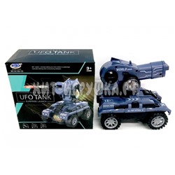 Танк стреляющий дисками (свет, звук) на 3d колесе GC169-152, GC169-152