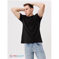 Трикотажная футболка чёрная ВФ-18 (7)