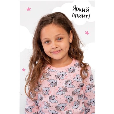 Пижама Коала Алла дл. рукав (Розовый)