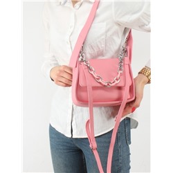 Сумка женская искусственная кожа Ch&K-8821,  1отд,  плечевой ремень,  розовый 255076