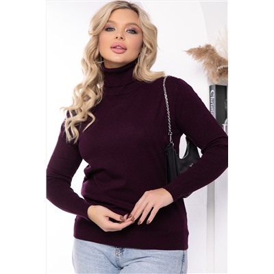 Водолазка Зимняя история (слива) Б14532-20М