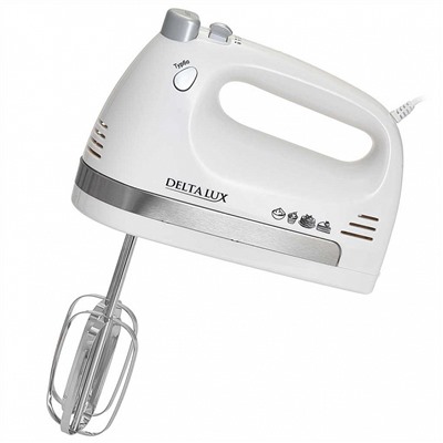 Миксер электрический 700 Вт DELTA LUX DE-7705 белый
