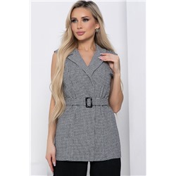 Жилет Амстердам (черно-белый) Б12064