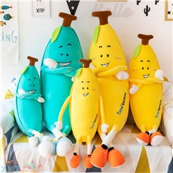 Мягкая игрушка обнимашка БАНАН 80 см в ассортименте, banan80