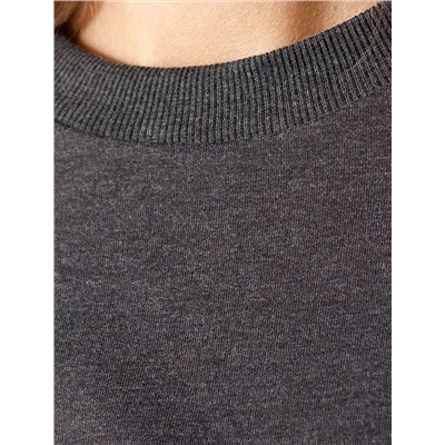 Джемпер из облегченного футера  с эластаном