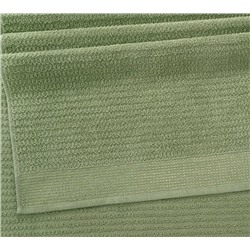 Полотенце махровое Волна оливковый, 50*80