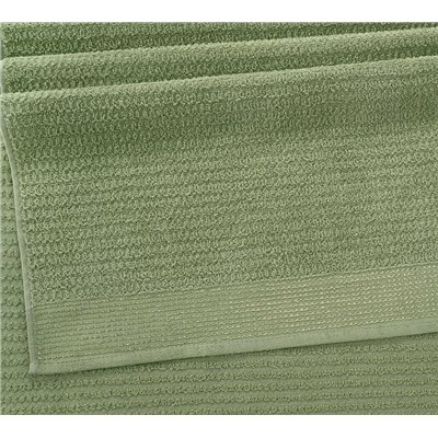 Полотенце махровое Волна оливковый, 50*80