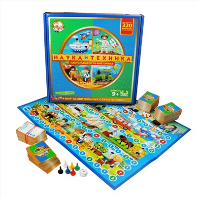 Игра настольная «Викторина Наука и техника»