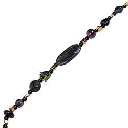 Браслеты своими руками «Бижу» (черно-белые)