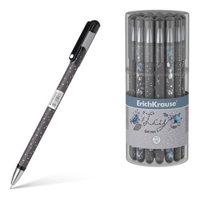Ручка гелевая Frozen Beauty Stick 0.38мм черная 54531 ErichKrause