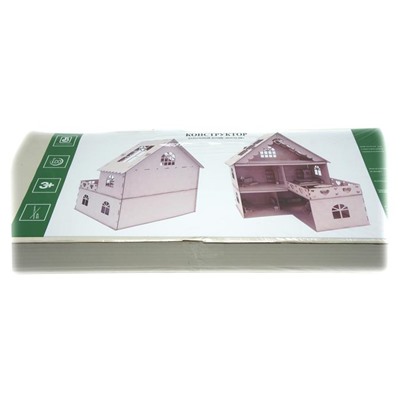 Кукольный домик дерев.  Коттедж (для самостоятельной сборки) см 9455 Россия