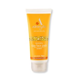 Rejuvenating CLAY FACE PACK turmeric, Aaranyaa (Омолаживающая МАСКА ДЛЯ ЛИЦА С КУРКУМОЙ, Аараньяа), 100 г.