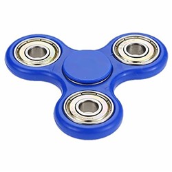 Антистресс Hand Spinner Спиннер 8см синий с серебристыми вставками SH 999394