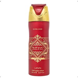 Sublime BADE'E AL OUD Perfumed Spray, Lattafa (Сублим БАДИ АЛЬ УД парфюмерный спрей, Латтафа), 200 мл.