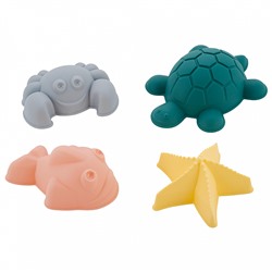 Песочный набор Lalababy Follow Me (ведерко, сито, совочек, грабельки, 4 формочки) LA102012096 изумрудный город