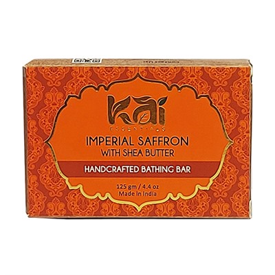 IMPERIAL SAFFRON with Shea Butter, Handcrafted Bathing Bar, Kai Essentials (ИМПЕРАТОРСКИЙ ШАФРАН с маслом ши, мыло ручной работы, Каи Эссеншиалс), 125 г.