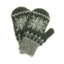 Варежки детские "Снежинка" 3 цвета 0804-14